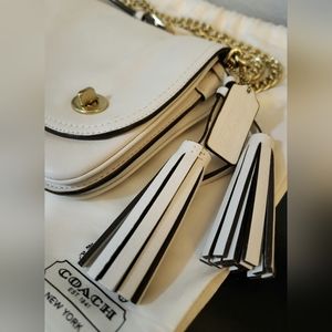 COACH LEGACY Double GUSSET Flap Leather PURSE